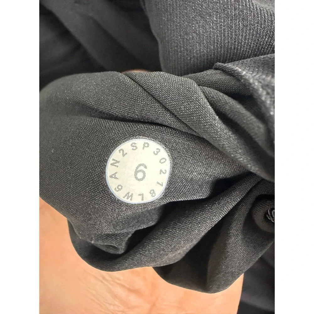 Lululemon Next Move Crop 23 Black Swift Ultra Light Relaxed Fit Pants Size 6